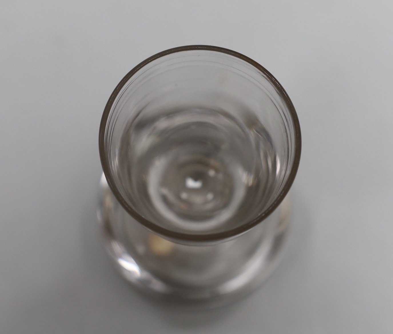 A George III toasting glass, 9.5cms high